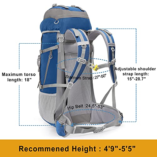 N Nevo Rhino Internal Frame Hiking Backpack 70L/55L/35L, Nylon Lightweight Camping Backpack With Rain Cover, High-Performance Backpacking #TOP4