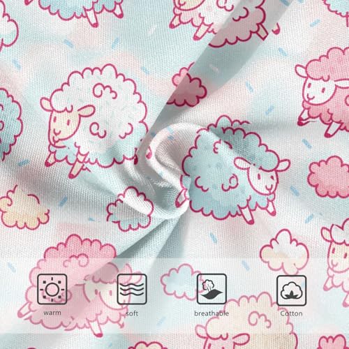 Little Girl Underwear Toddler Panties Kids Undies Cute Sheep and Cotton Candy Soft Cotton Briefs 2T-8Y3