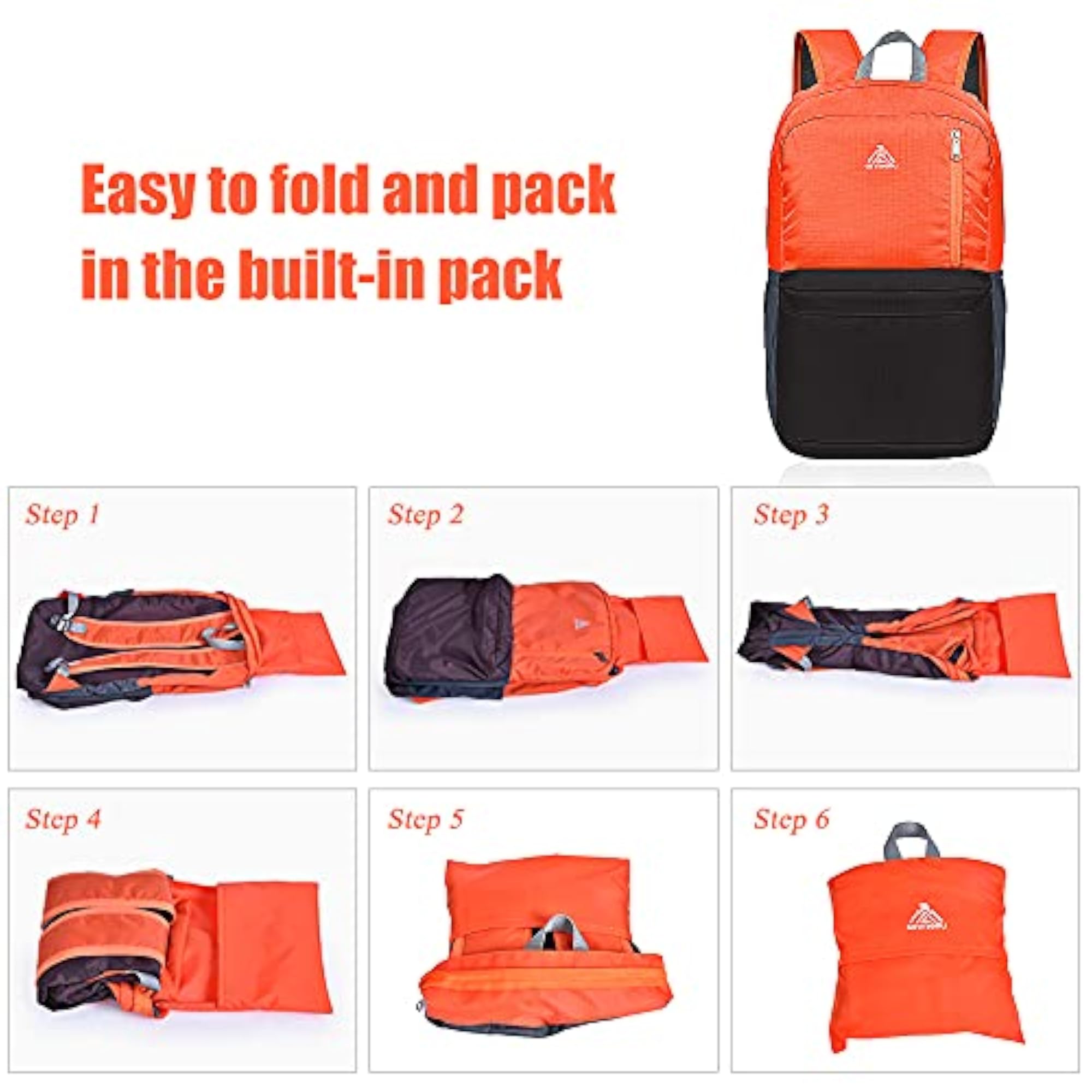 20L Super Lightweight Outdoor Backpack, Water Resistant