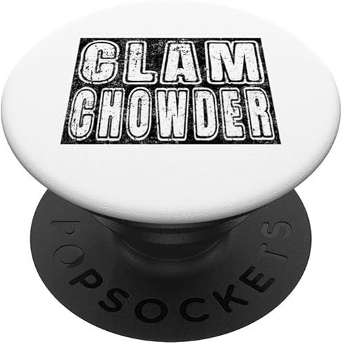 Clam Chowder Vintage Graphic Artwork PopSockets Swappable PopGrip