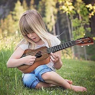 Guitare, Instruments de Musique, Jouets, ukulélé jouable par Simulation pour Enfants, Brun à 4 Cordes, rentable et… - Les Beatles, Paul McCartney, John Lennon, RIngo Starr, George Harrison Guitare, Instruments de Musique, Jouets, ukulélé jouable par Simulation pour Enfants, Brun à 4 Cordes, rentable et… – Image 2