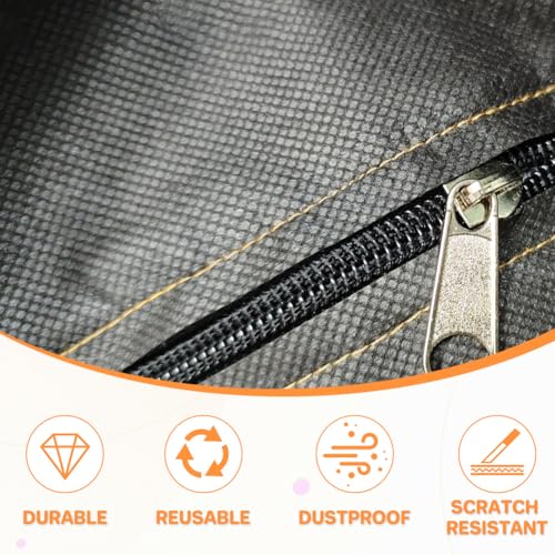 DUJUIKE Staubschutztür mit Reißverschluss 2 Stück*110x220cm, mit 2- Seitigem Reißverschluss, Atmungsaktive Staubschutzwand,Polypropylen-Vlieshülle,per Renovierung, Sanierung Und Restaurierung