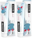 Suavinex, Dentifricio per Bambini, Gel Dentifricio per Bambini, Senza Glutine, Previene la Carie e Cura le Gengive, con CPC, Fluoro, Xilitolo e Acqua di Mare, Rispetta lo Smalto, +6 Anni, 75 ml
