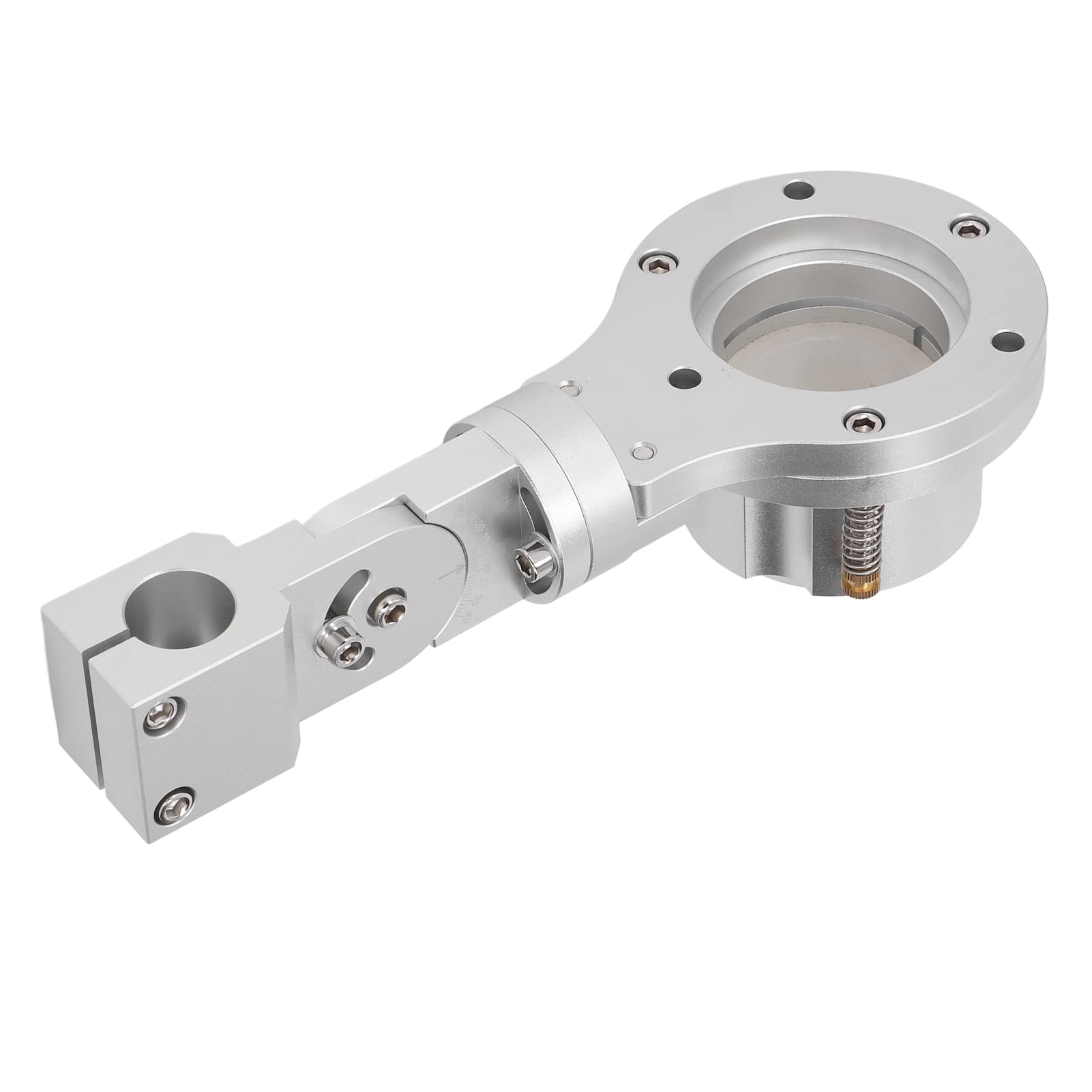 Aramox Uchwyt Przecinarki Plazmowej Zacisk Palnika ze Stopu Aluminium Zacisk Przecinarki 45 Mm Drążek Podnoszący 25 Mm Możliwość Obrotu o 360 Stopni dla Użytkowników Maszyn do Cięcia Płomieniem CNC