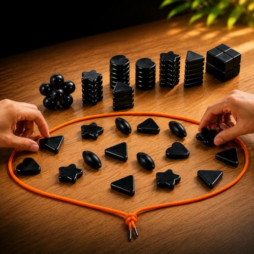 Image of 48Pcs. Magnet Games for Adults | Strategy Magnetic Game | All Ages Board Game for Travel & Home | Toys for Boys 7-14 Years