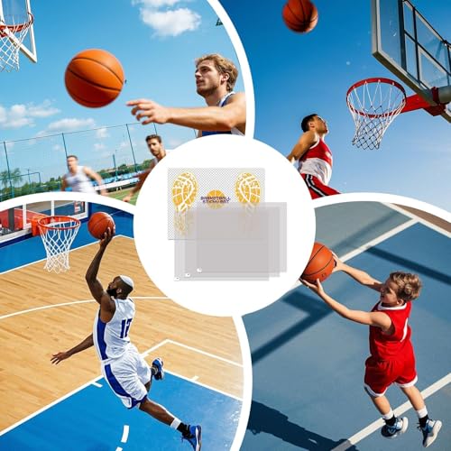 Tapis de traction pour basket-ball lavable et adhésive interchangeable