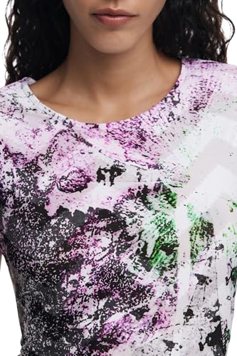 Desigual Vest_Grey_Lacroix Casual Dress dla kobiet, czarny/biały, M