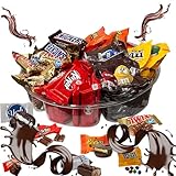 Chocolate Gift Box, Chocolate Candy Variety Pack, Assorted Bulk Chocolate Mix - Individually Wrapped Party Chocolate Assortment - For Every Occasion