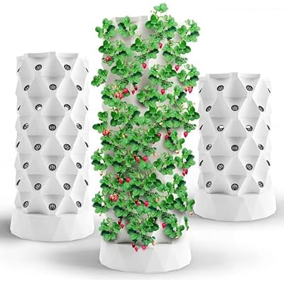 Curated visual reference: Hydroponics Tower With Water Pump Planter Tower Hydroponics Growing Photo Inspiration