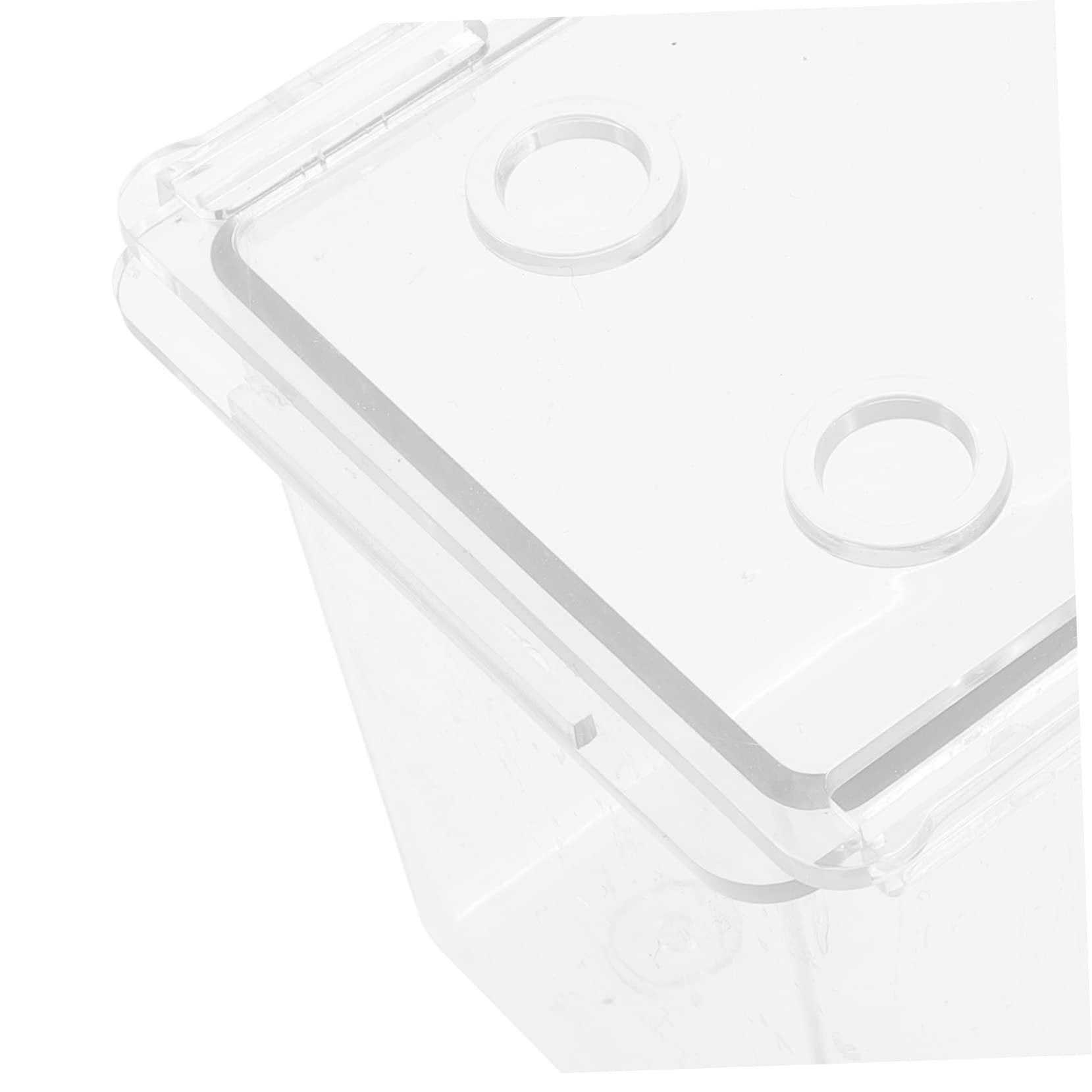 Rechteckige Aufbewahrungsbehälter-box Aus Acryl Pokerkartenhülle Leer Spielkartenhalter Transparent Kartenbox Organizer Für Spielkarten Kleine Perlen Und Knöpfe