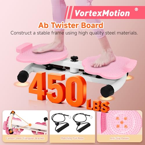 image for VortexMotion Waist Twister Machine Ab Twister Board Ultra-Quiet 20dB T
