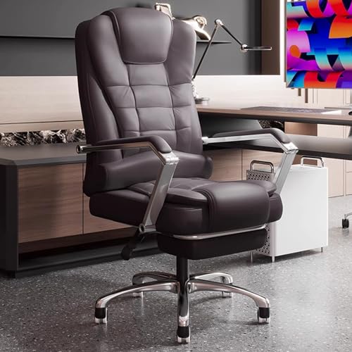 Silla ergonómica de piel sintética para videojuegos con reposabrazos de enlace ajustable, soporte lumbar, alivio de la fatiga, ideal para el hogar, oficina, juegos y sesiones de estudio.
