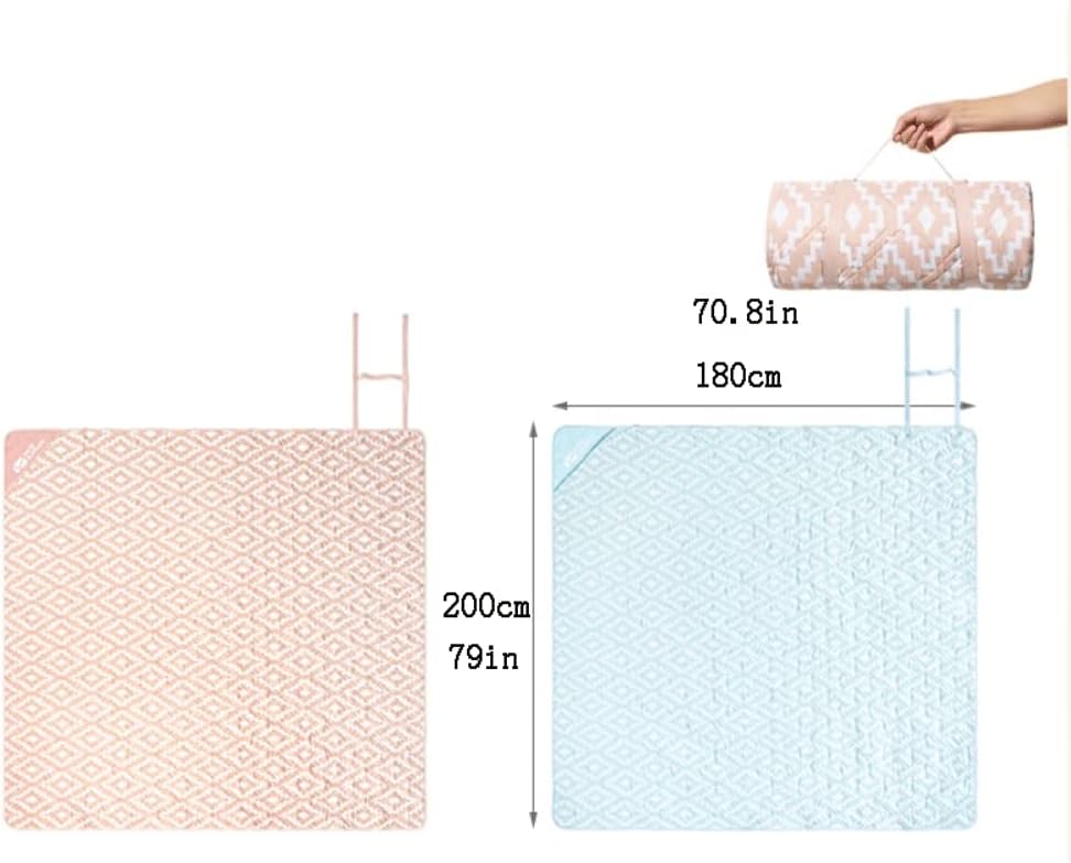 Extra Large Picnic Blanket 3 Layers Foldable Waterproof Beach Blanket Perfect for Park and Beach Grass Outdoor Picnic Mat