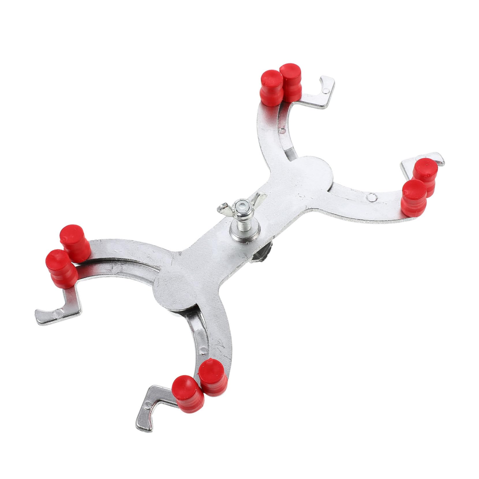 Cabilock 5 Piezas Abrazadera de Aluminio para Bureta Doble Clip de Titulación Seguro y Práctico para Laboratorio Accesorio de Fijación para Mesa de Titulación Experimentos Científicos