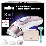 Braun Smart IPL Geräte Haarentfernung Skin i·expert 7, PL7311, Weiß/Rosegold - Alternative Laser Haarentfernung für Zuhause, Dauerhafte Haarentfernung, Inkl. Etui, Venus Rasierer Und 3 Aufsätze