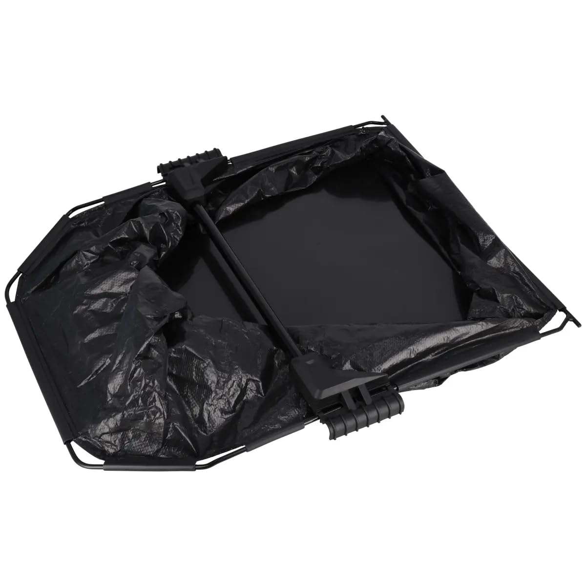 Barredora de césped Manual, recogedor de Hojas y césped Dedra, Ancho de Recogida de 530 mm, Saco de 100 l, Ruedas robustas de 250 mm, Ligero y manejable 7 kg, Manillar Ajustable
