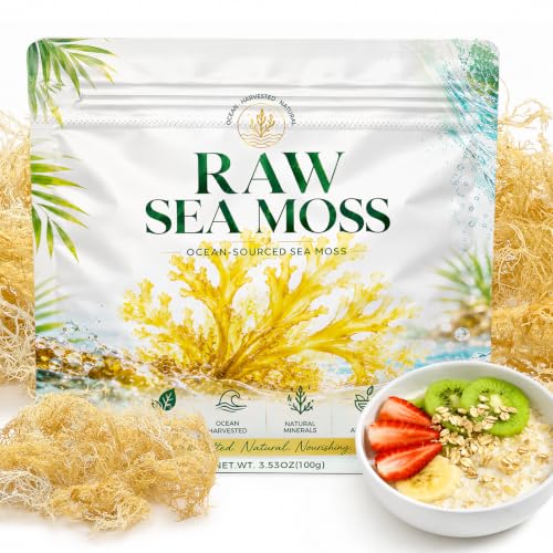 Wildcrafted Raw Dried Sea Moss - Makes Up to 75oz Sea Moss Gel