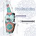 Adalore Yoga Mat Bag for Women Yoga Bag with Large Size Pocket and Zipper Pocket,Teal Mandala Pattern- Yoga Bags and Carriers Fits All Your Stuff