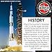 Airfix A50201 Saturn V Gift Set - Plastic Model Kits, Spacecraft Building Kits for Adults & Kids 8+, Includes: 1:144 Scale Model, Humbrol Acrylic Paints, Brushes & Poly Cement