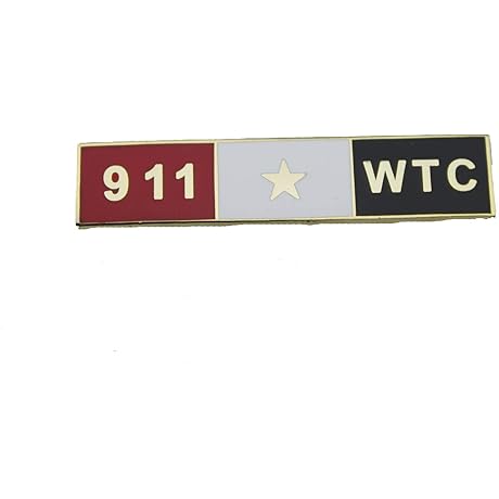 9/11 Pin - Uniform Citation Bar WTC Memorial Pin