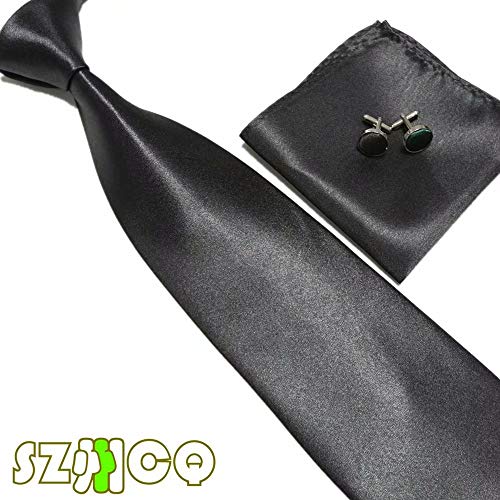 Set de 10cm Corbata Para Hombre Con Accesorios miniatura 2