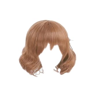 Women Short Hair Wig Cosplay Costume Accessory