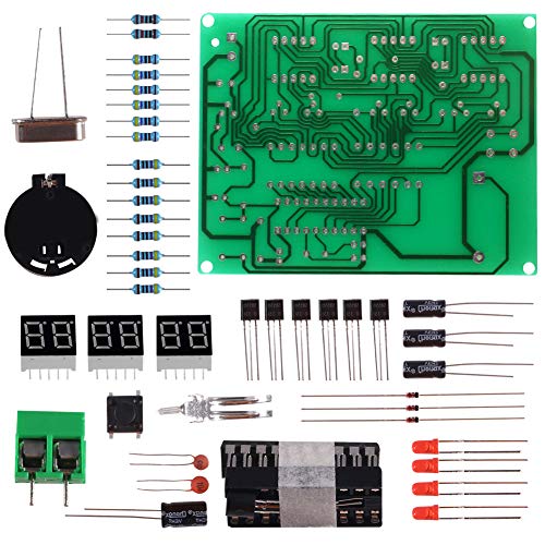 Organizer Digital LED Electronic Clock DIY Kits PCB Soldering Practice Learning Board AT89C2051 and Components DC 9V - 12V (6 Bits Digital) Organizer Digital LED Electronic Clock DIY Kits PCB Soldering Practice Learning Board AT89C2051 and Components DC 9V - 12V (6 Bits Digital)