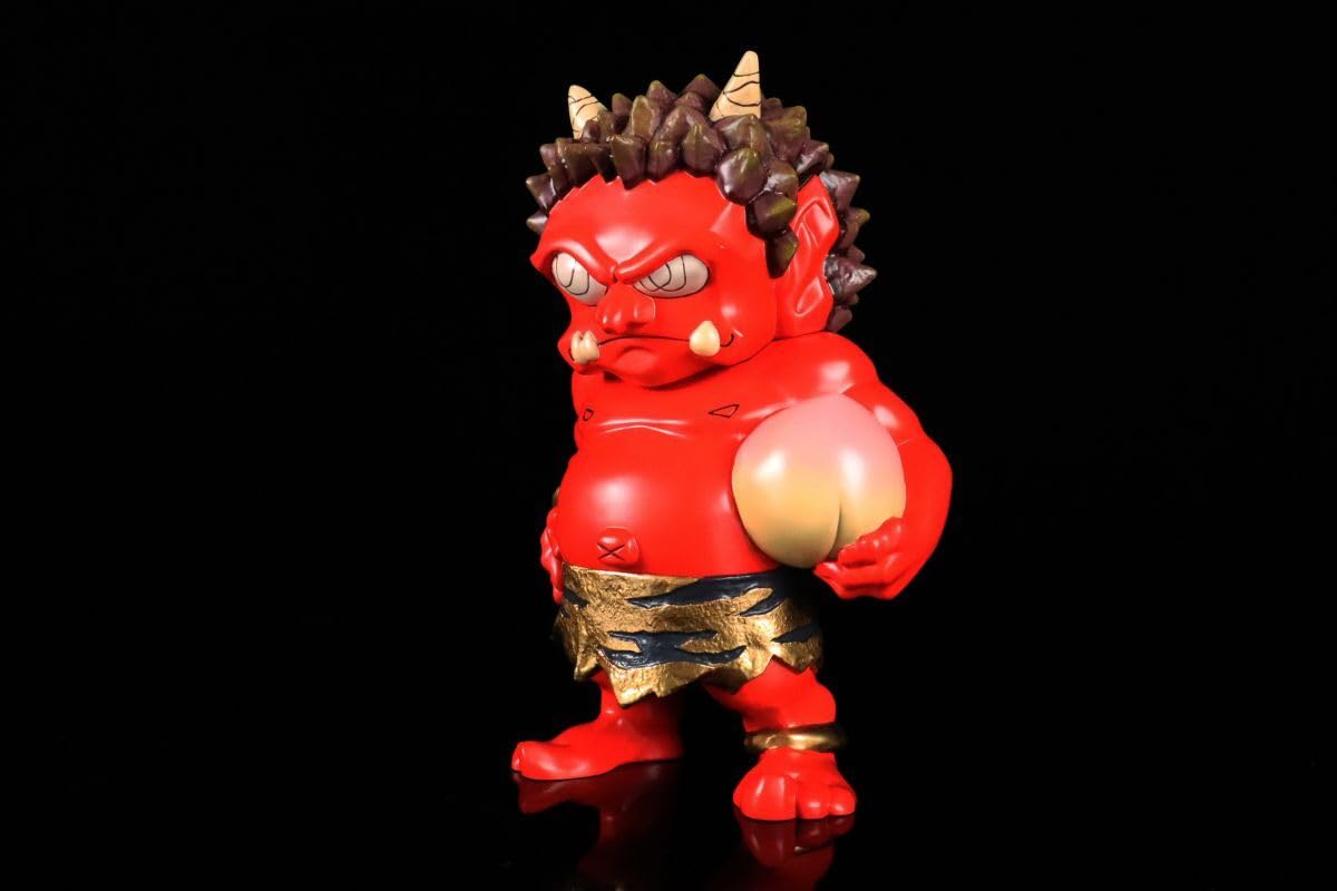 320体限定✨美品　瀧下和之　2016年作　赤鬼　フィギュア　置き物　専用箱 完売】瀧下和之｢赤鬼フィギュア｣