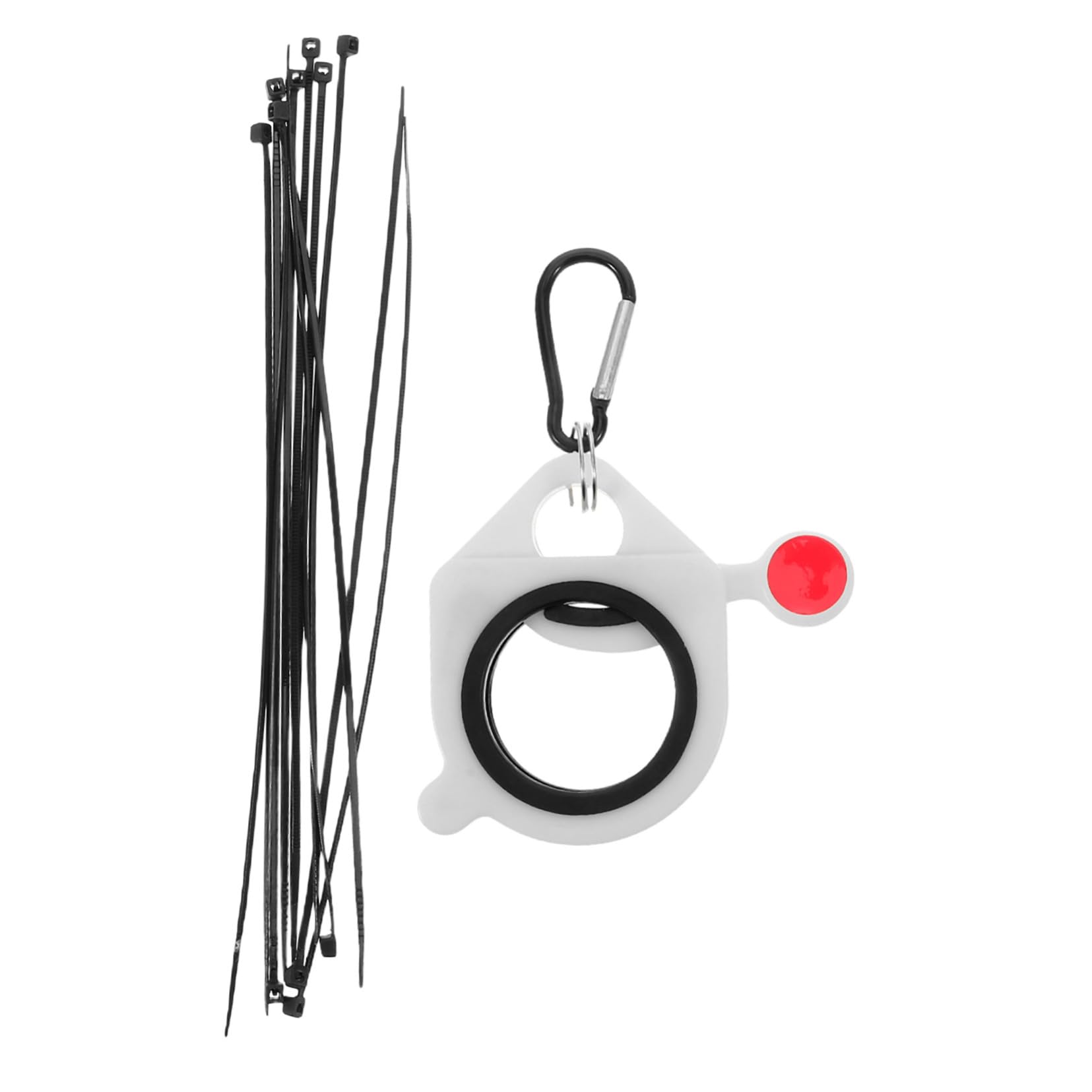 VILLCASE 1 Set Fluorescent Cable Tie Holder Portable Zip Tie Organizer for Efficient Tool Storage Durable Design for Home Workshop Use Glow the Dark Feature for Easy Visibility