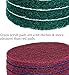 Kichwit 6-Pack Replacement Scrub Pads, Super Abrasive, Green (5 Inch)