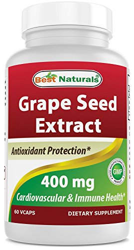 Best Naturals Grape Seed Extract 400 mg 60 Vcaps