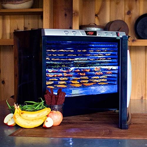 Weston Pro Series Digital Dehydrator with interior lights on