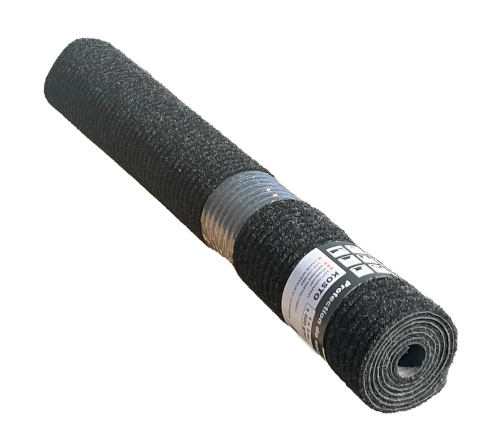 Kosto aiguillete anthracite 30x1ml tapis de sol aiguilleté en rouleau pour chantier