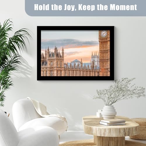 Image of LUCKYLIFE 27x40 Frame in Black, Gallery Frame for Wall Mounting, 2 Pack