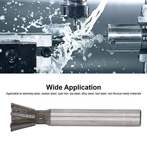 Eujgoov EUJGOOV2OKTD54ABP6600 75 Degree Dovetail Cutter Milling End Mill 6 Flutes Straight Shank Cutting Tools thumb #6