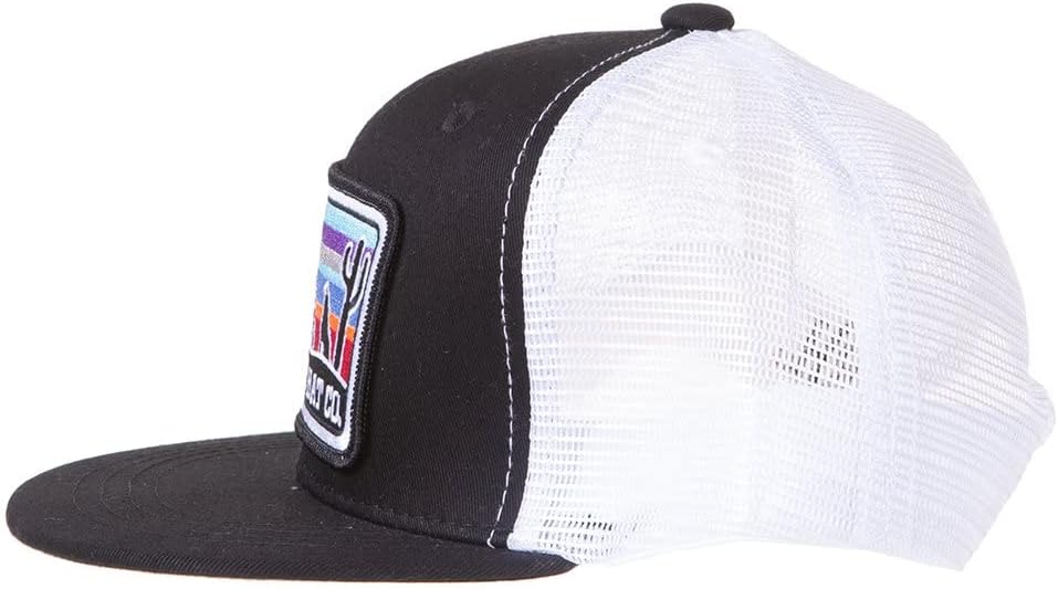 Red Dirt Hat Company Kids Desert Scene Patch Cap Black O/S - Image 3