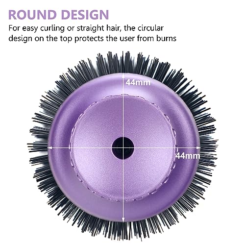 One-Step Hair Dryer Brush, PARWIN PRO BEAUTY Blow Dry Hair Brush, 4 in 1 Hot Brushes for Hair Styling, Drying, Volumizing, Straighten, Negative Ion Care Hot Air Brush, 1000W, Purple - Image 6
