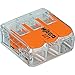 Wago 221-413 LEVER-NUTS 3 Conductor Compact Connectors 500 PK
