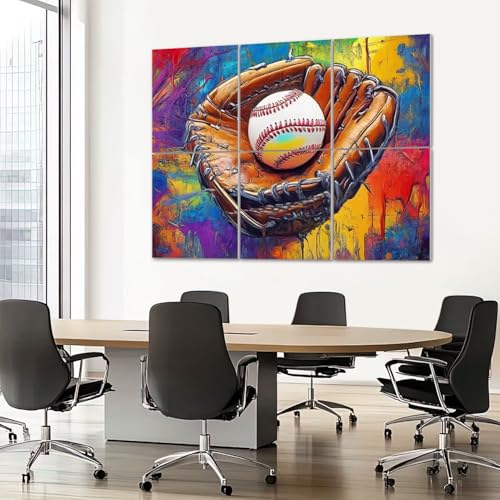 Paneles acústicos artísticos 6 pack para absorción de sonido, adhesivos, 72 x 48 pulgadas miniatura 7