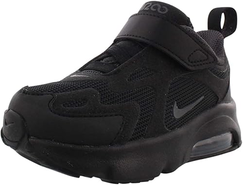 Nike Air Max 200 (td) Tenis casuales para niños pequeños At5629, Negro -