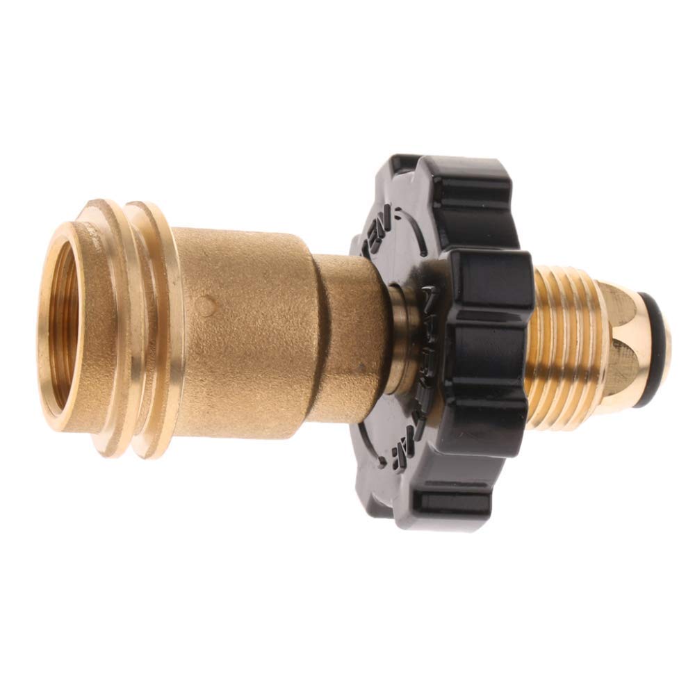 Buy BouPower 1PC Universal Propane Tank Adapter for Old POL Thread to QCC1 Thread Solid Brass