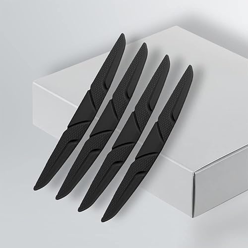 Miniatura 8 de Samyard 4 protectores de silicona para el borde de la puerta del automóvil, protector de manija de puerta de automóvil, espejo retrovisor lateral