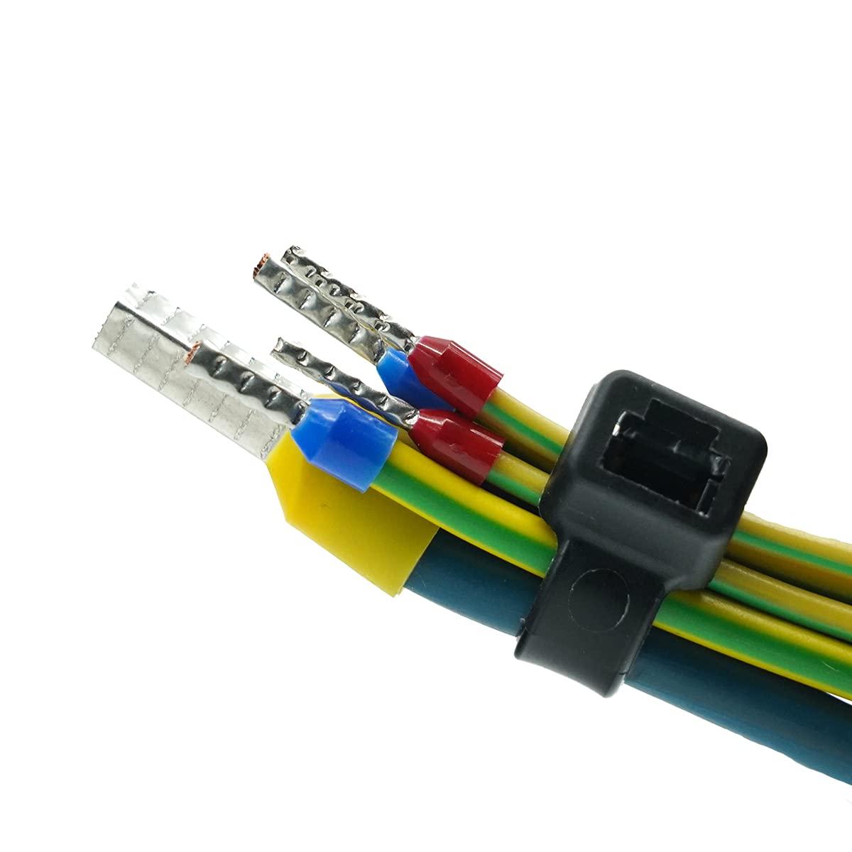 ERKO Pinza crimpatrice T10 per capicorda isolati e non isolati (terminali 0,25-10 mm²), in acciaio inox, peso: 0,42 kg