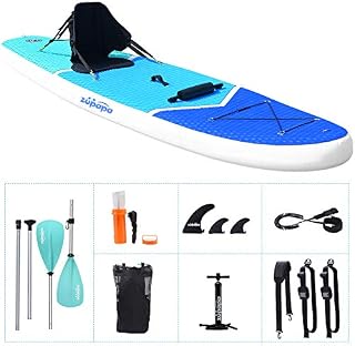 Zupapa 2020 Upgrade 10FT SUP Paddle Boards 350LBS Weight Capability with Stand Up