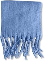 Vista 42 de Bufanda grande y gruesa de gran tamaño, esponjosas, de lana grande, gruesa, cálida para invierno