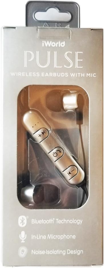 iWorld Pulse Wireless Bluetooth Earbuds 