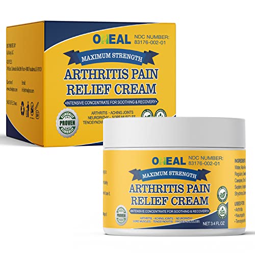 Oheal Arthritis Pain Relief Cream Extra Strength, Neuropathy Pain Relief Cream Deep Penetrating For Aches, Neuropathy, Joint, Muscle, Back, Knee, Feet, Hand, Ankle, Restless Legs, Shoulder #TOP1
