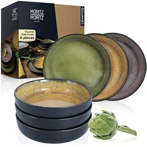 Moritz & Moritz Plato de sopa gourmet - Juego de 6 platos hondos Cover