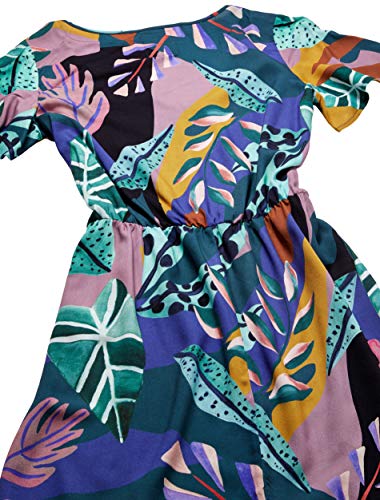 Sommer Vestido Curto Estampado Feminino, M, Colorido