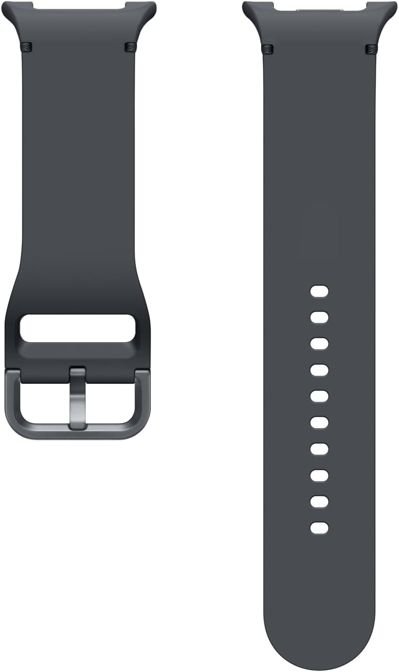 Samsung Sport Band Cinturino sportivo in gomma (M/L) per Galaxy Watch8 | Watch8 Classic, Graphite